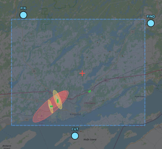 Trainee view allows instructors to toggle or change how outgoing data appears, including GMTI and raw emissions.
